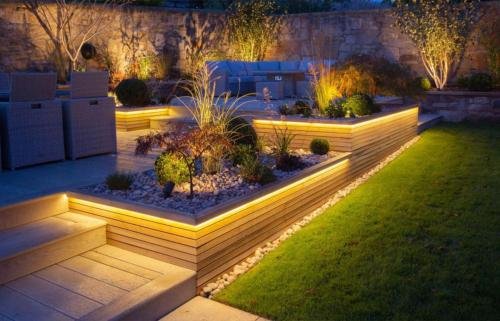 Interior of a luxury living room